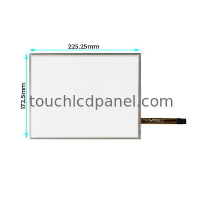 10.4 Zoll 4 Draht Resistive Touchscreen Display mit ITO Film auf ITO Glas Schichten für EMI Immunität