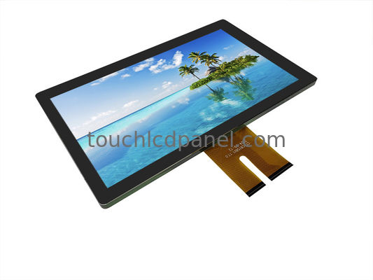 15.6-Zoll- und 10mm-Anti-Explosions-Glas-Touch-Overlay mit projiziertem Kapazitiv-Touch-Technologie auf LCD-Panel gebunden