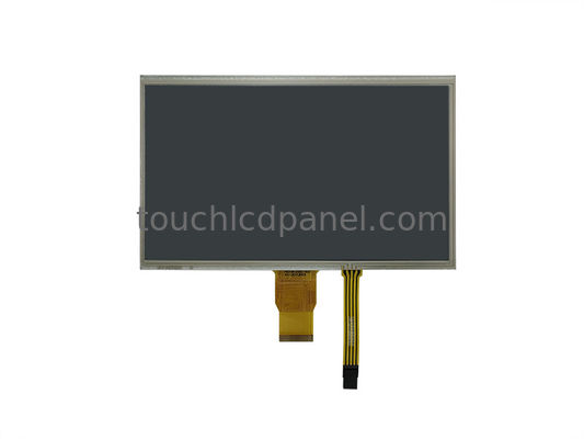 10.1-Zoll Resistive Touch LCD Panel 1024x600 Auflösung 400 Nits Helligkeit mit 50-Pin FPC für Display und 4-Pin 2,54 Gehäuse für Touch