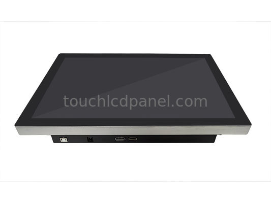 17-Zoll-Wide-Betriebstemperatur -20~70°C PCAP-Touchmonitor mit 800 Nits Helligkeit FHD 1920x1200 Pixel LCD-Panel und optisch mit Touchscreen-Overlay verbunden