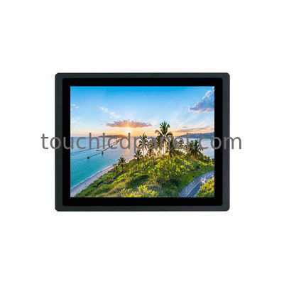 15-Zoll-Touchscreen-Monitor HDMI/DP/VGA-Eingangsanschlüsse für einfache Verbindung und Steuerung mit USB Touch und 12V Gleichstromversorgung