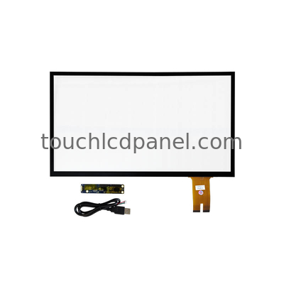 17.3 Zoll 2,0 mm schlanker projizierter kapazitiver Touchscreen mit gehärtetem Glas und ILITEK ILI2510 Controller für Innengeräte