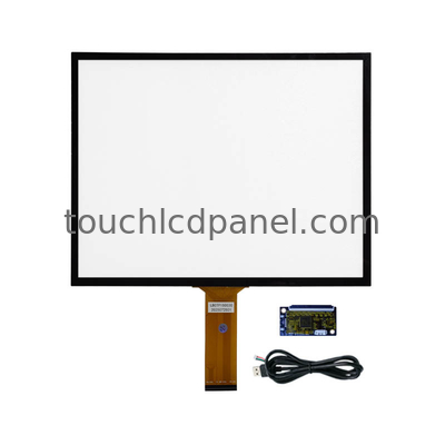 15-Zoll 6mm Anti-Vandalismus-Abdeckglas Kapazitiver Touchscreen für 1024x768 Auflösung LCD-Panel