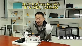 10.1 HD-Touchscreen-LCD-Panel, interaktives Display