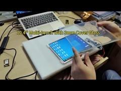 10.4-Zoll-Antivandal-Kapazitäts-Touch-Panel aus 3mm gehärtetem Abdeckglas