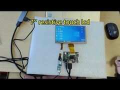 7-Zoll-LCD-Platte mit 1024x600-Pin-Laser und 4-Pin-Housing-Resistive-Touch-Panel für industrielle Steuerung