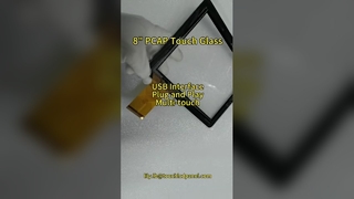 8-Zoll-PCAP-Touchscreen, USB-Plug-Play