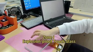 Explosionsgeschütztes Touch-Glas IK10